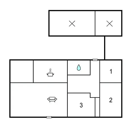 Dom wakacyjny 3 Bedroom In